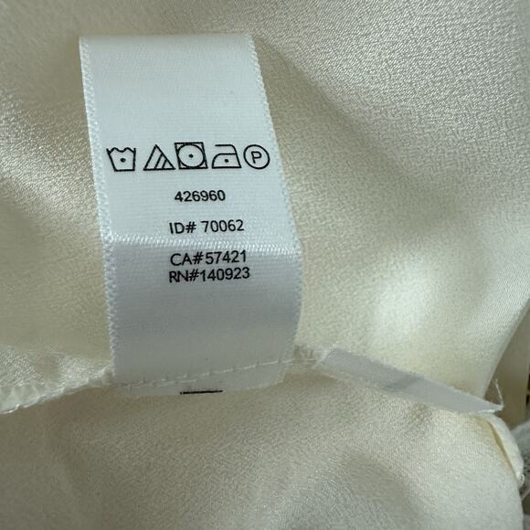 Loft Dress Womens Medium Ivory Lace Knit Layered Costal Lined Breathable Beach - Picture 9 of 11